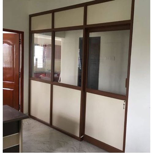 Brown Modular Office Partition