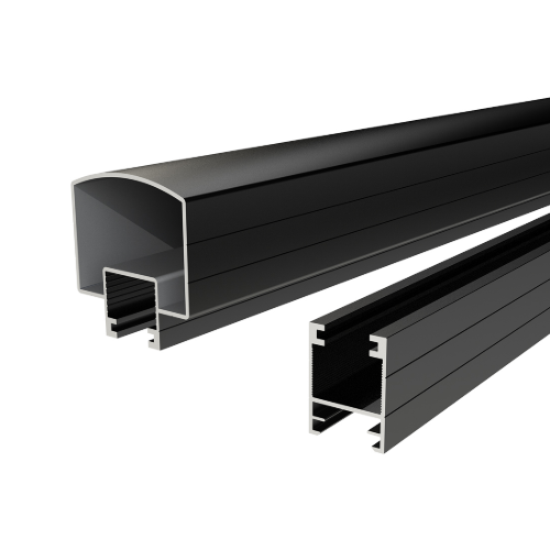 Angle and Flat Aluminum Railing Section, Aluminium railing sections