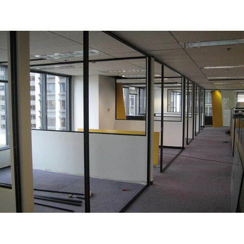 6 Feet Office Glass Partitions