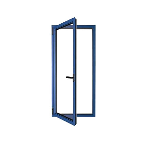 Blue Aluminium Door Frame
