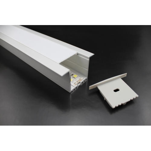 White Aluminium Linear LED Profiles