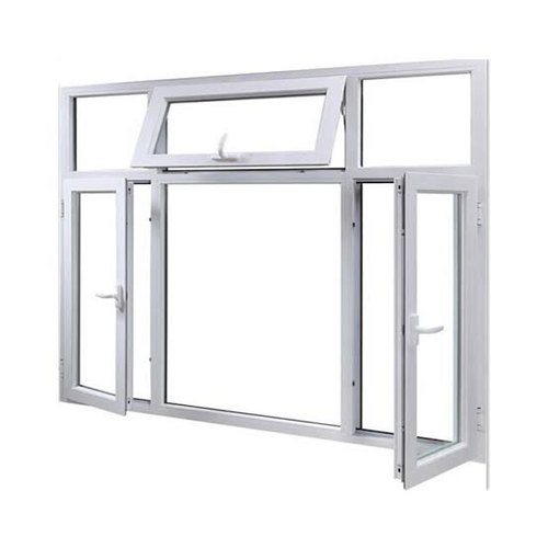 White Hinged Aluminium Window Frame