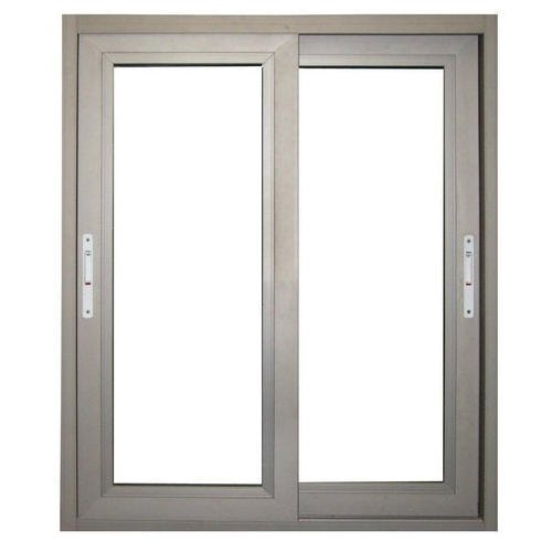 Silver Two Track Aluminium Indian Extrusions Window