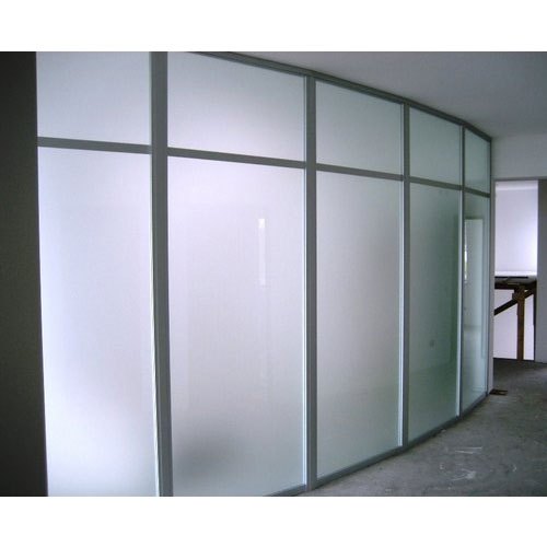 Aluminium and Glass Aluminium Glazed Office Partition