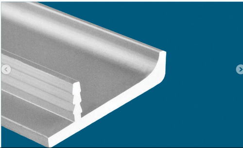 Sap 017  40 Mm Aluminium Handle Egde Profile  Finish Brush C.p.  Aluminium Anodized  S.s