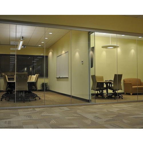 Decorative Aluminum Office Partition, Dimensionsize: W 1.6m X H 2.50m