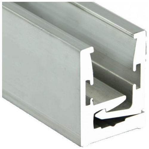 Aluminium Interlocking Square Glazing Profile, Thickness: 20 -80 mm