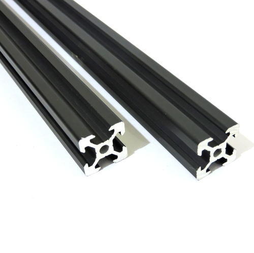 2020 Black V Slot Aluminium Extrusion Profile Linear Rail